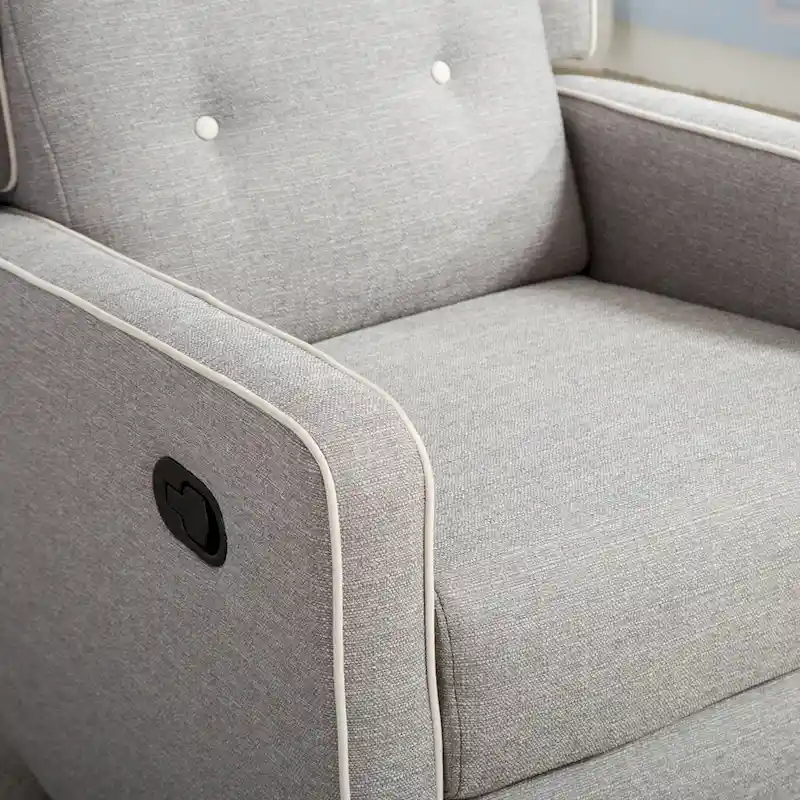 Ebello Racing Swivel Rocker Recliner Chair Single Seat