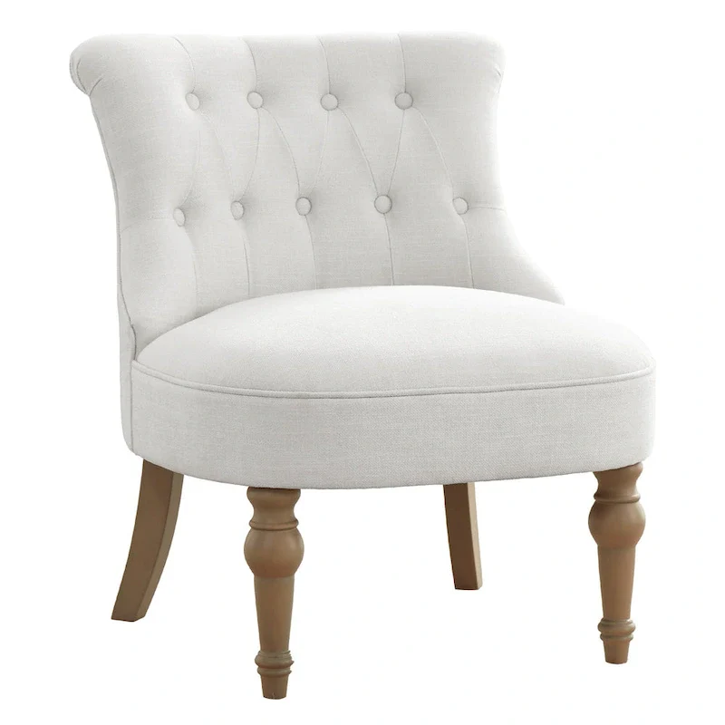 Tufted Upholstered Accent Chairs Set of 2