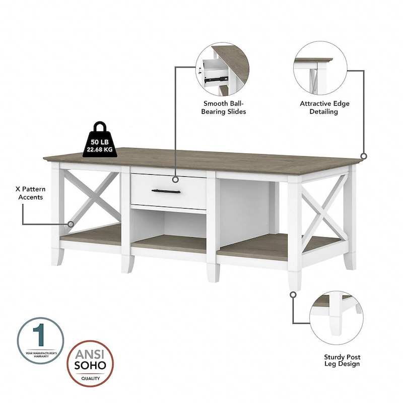 Coffee Table with Set of 2 End Tables