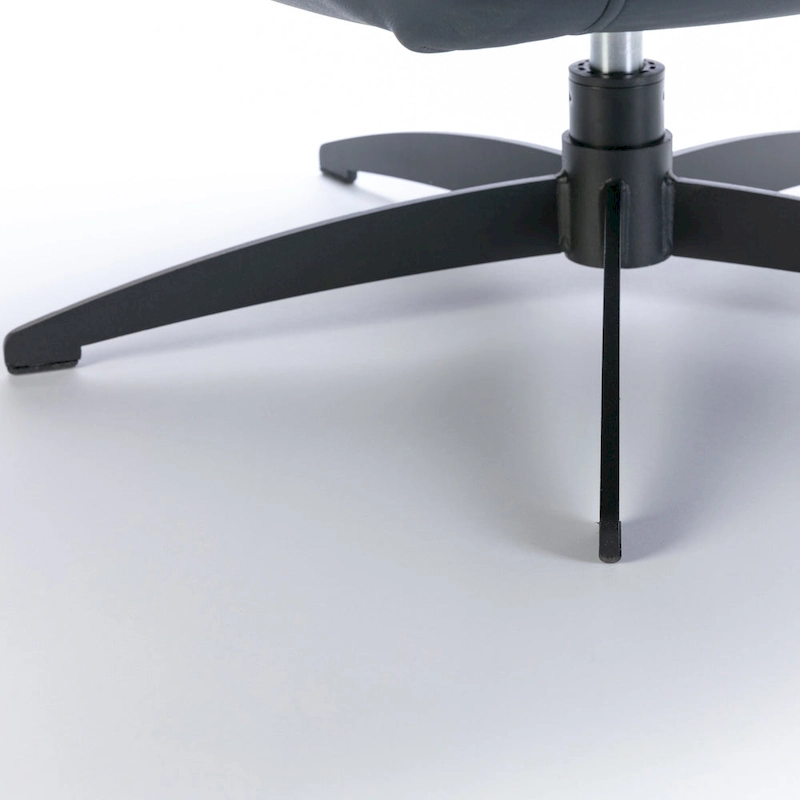 Cleveland Tufted Faux Leather Swivel Chair by Greyson Living