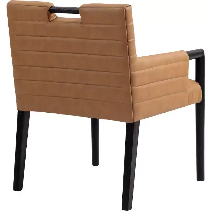 Meridian Furniture,Aimee Vegan Leather Dining Arm Chair