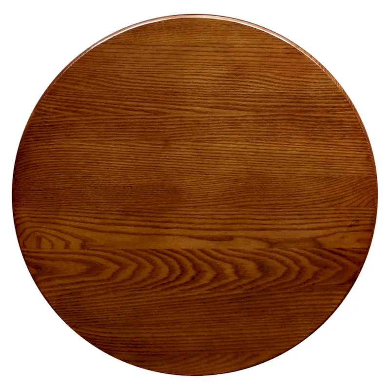 Mission Round End Table with Drawer