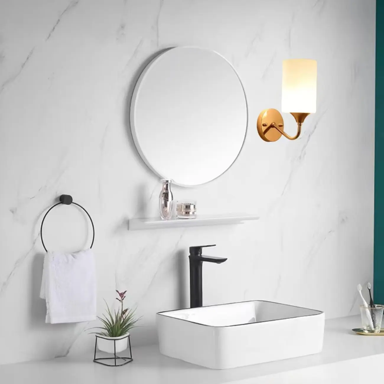 Modern Wall-Mounted Bath Vanity Light Fixture