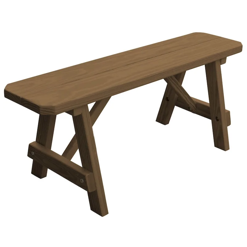 Pressure Treated Pine 4' Traditional Bench