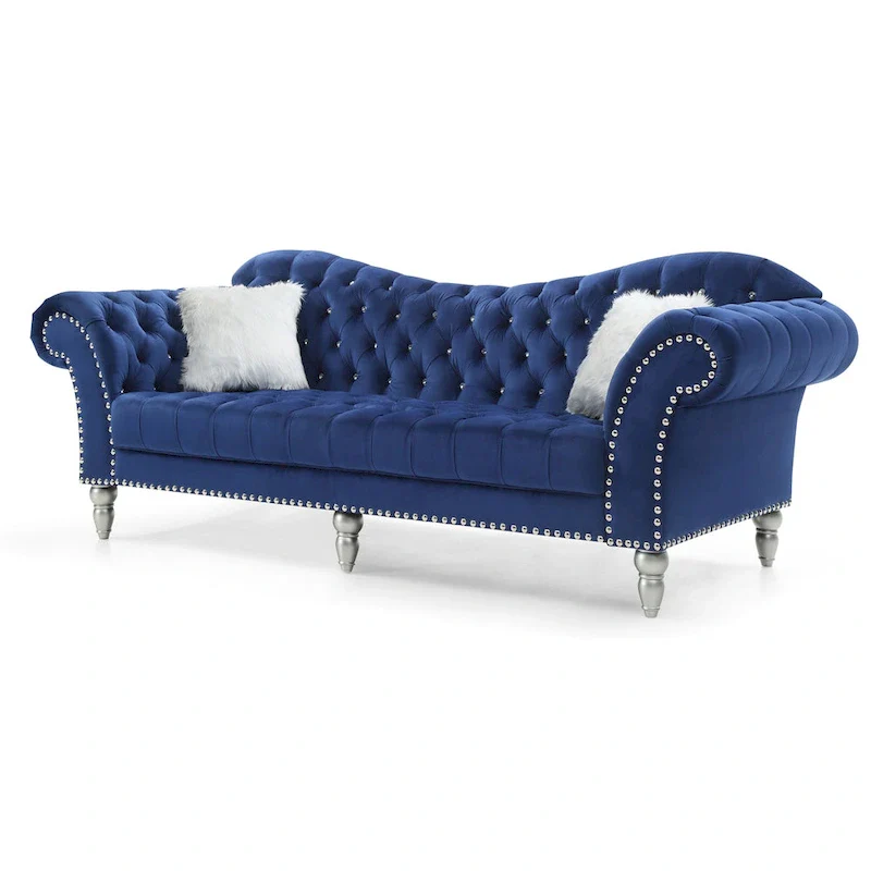 Wilshire Velvet Tufted Sofa