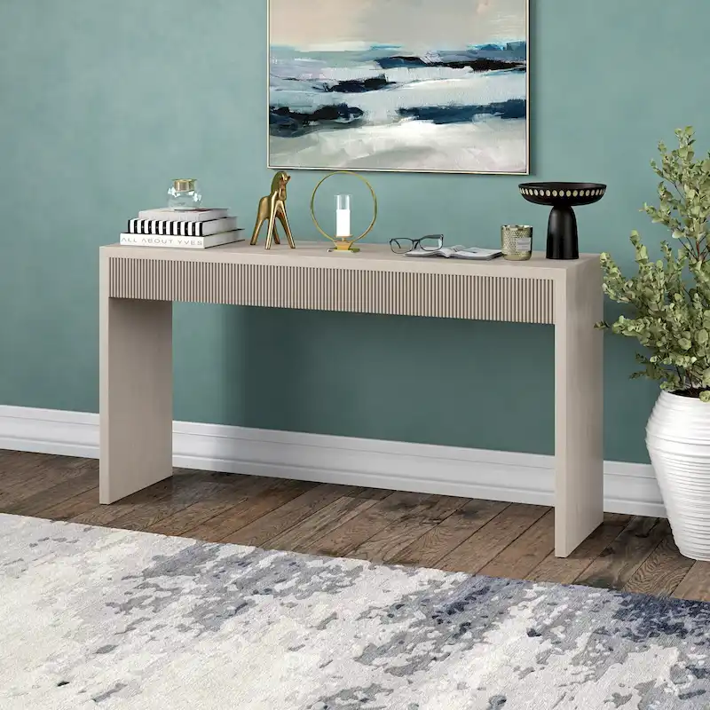 Lawrence 55 Wide Rectangular Console Table - 55 Wide