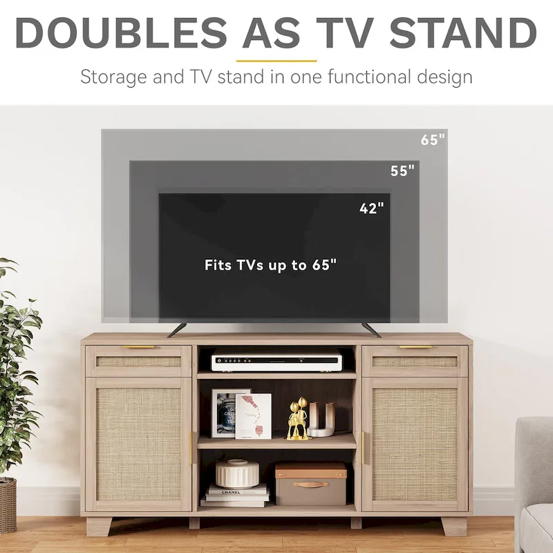 Moasis 58 Rattan TV Stand