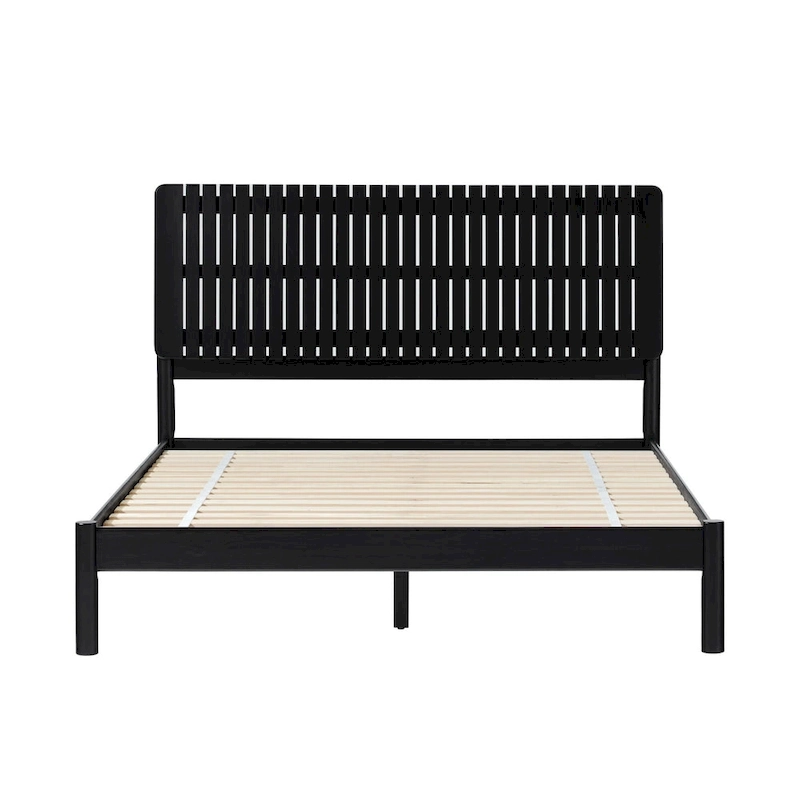 Middlebrook Designs Slatted Headboard Modern Queen Bed