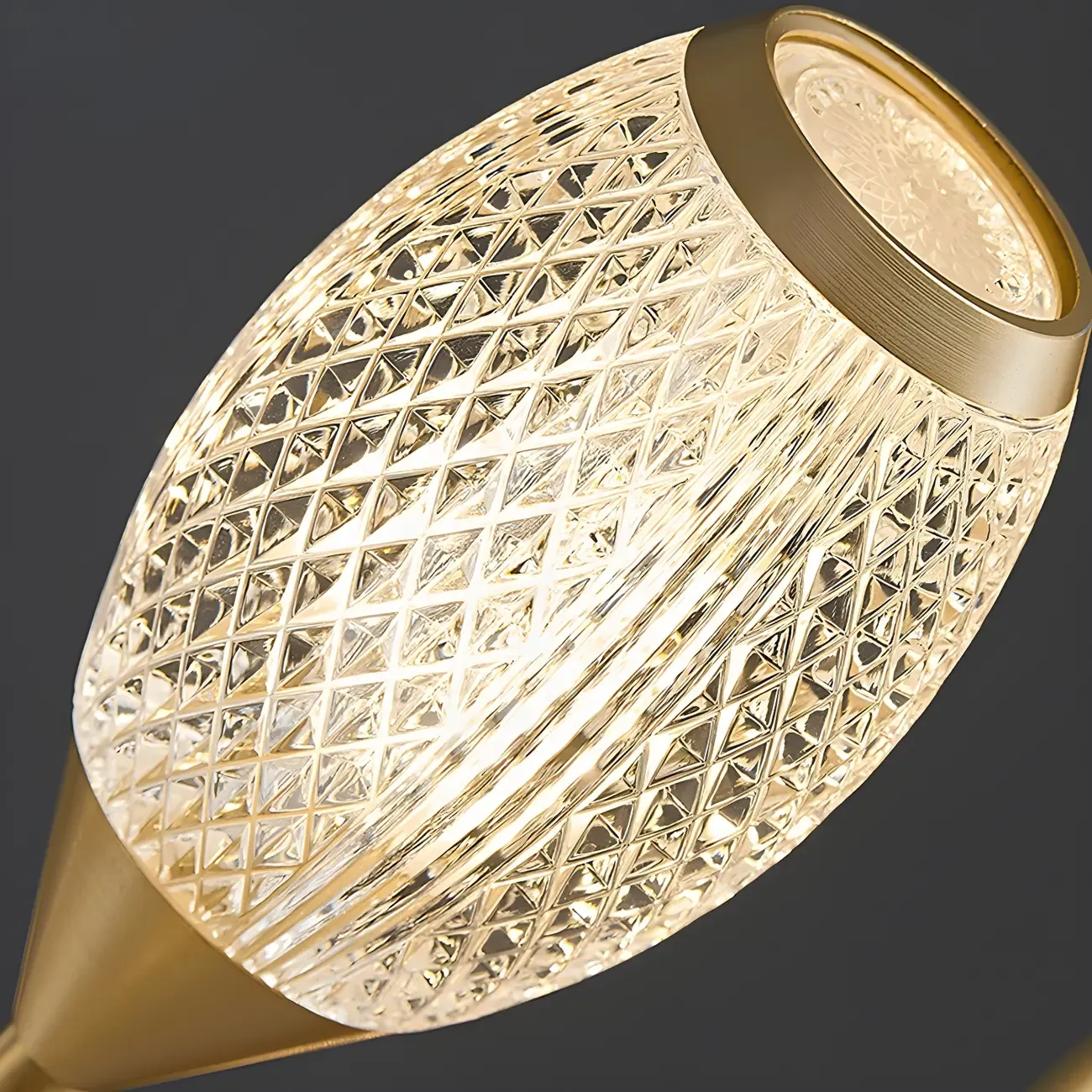 Mid-Century Modern Globe Brass Sputnik Chandelier