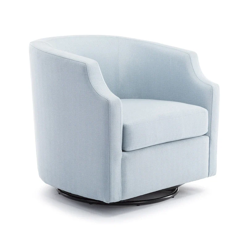 Swivel Glider Barrel Chair