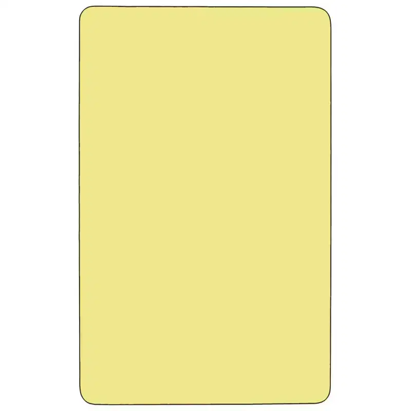 Flash Furniture 24''W x 48''L Rectangular Thermal Laminate Activity Table - Standard Height Adjustable Legs