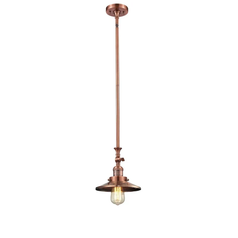 Innovations Lighting Railroad 8  Wide Adjustable Mini Pendant