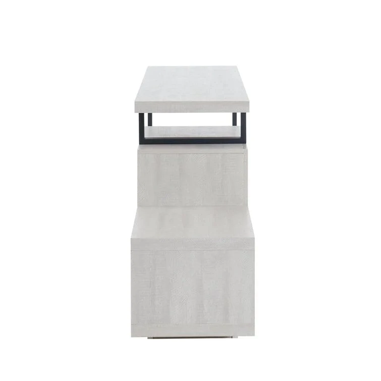 Wood TV Stand Classic Entertainment Center Media Console up to 55 with Electric Fireplace