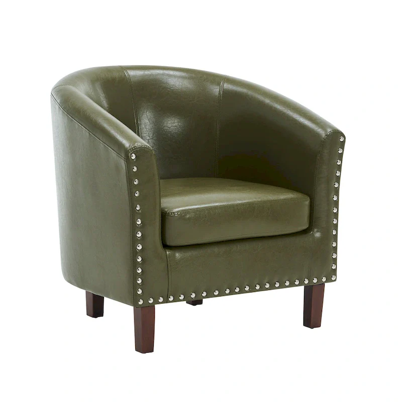 Carson Carrington Junsele PU Leather Accent Club Chair