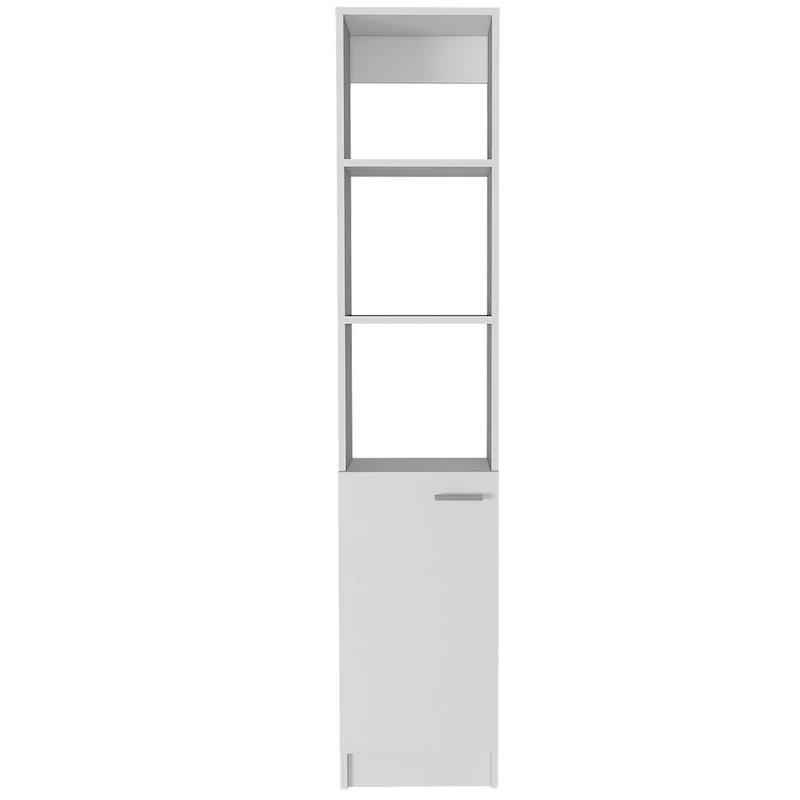 Bathroom Linen Cabinet with 3 Shelves,Single Door