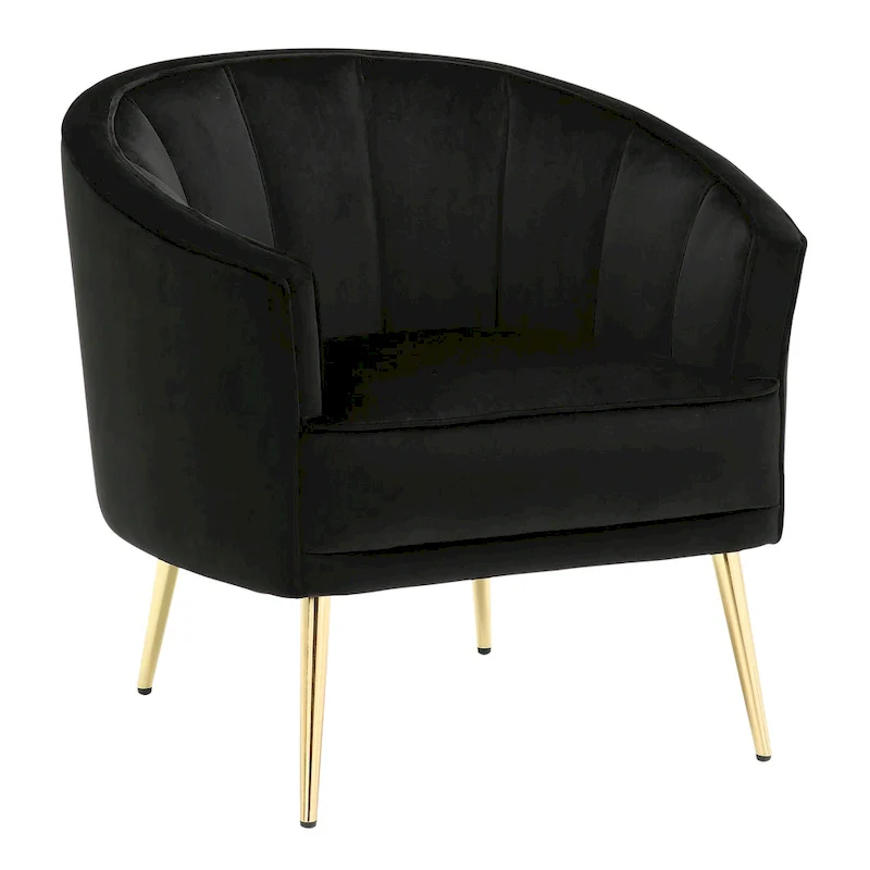 Modern Velvet Accent Chair