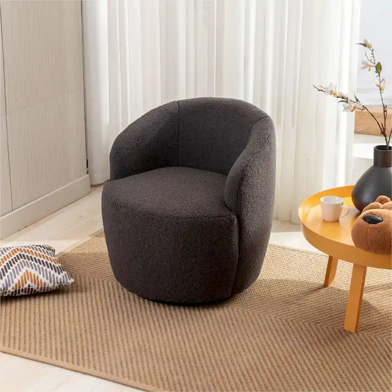 Swivel Accent Armchair Barrel Chair