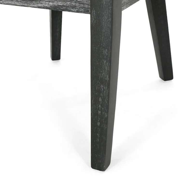 Fabric Upholstered Wood Dining Chairs (Set of 2)