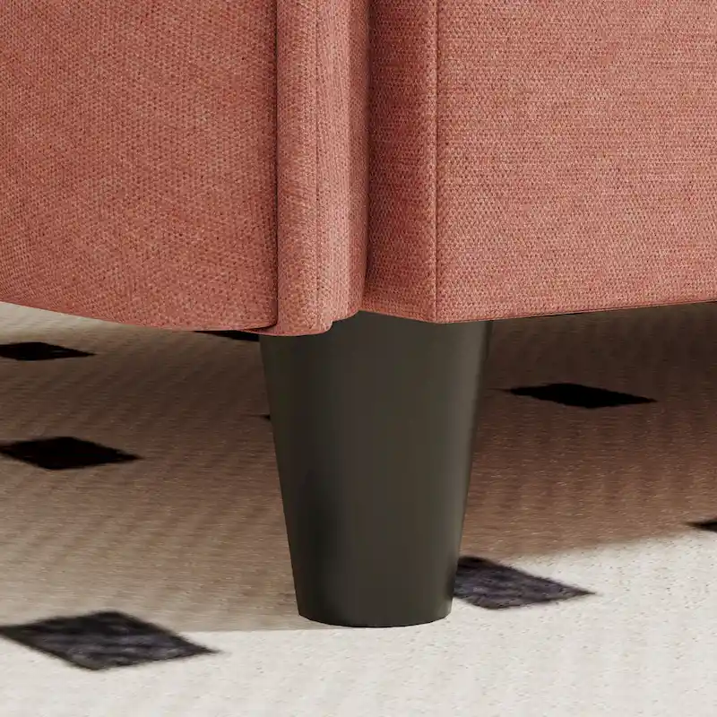 Hadley 74.27 Loveseat Sofa with Mid-Century Modern Design