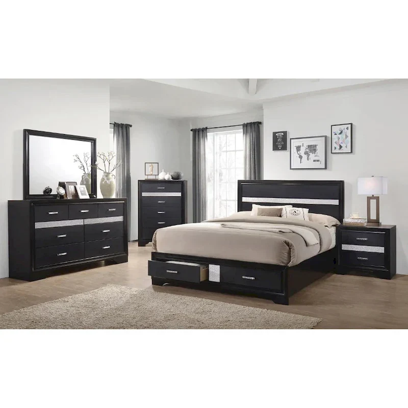 Corbin Contemporary 5-piece Storage Bedroom Set