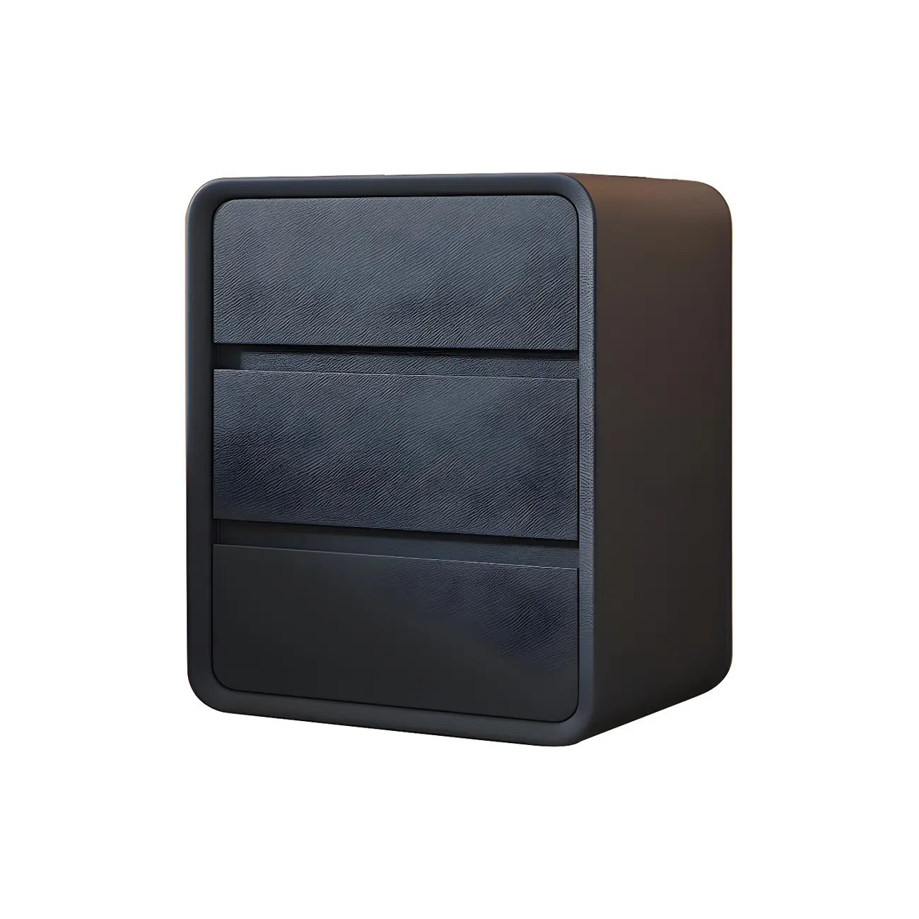 Scandinavian Wood Narrow Bedside Cabinet