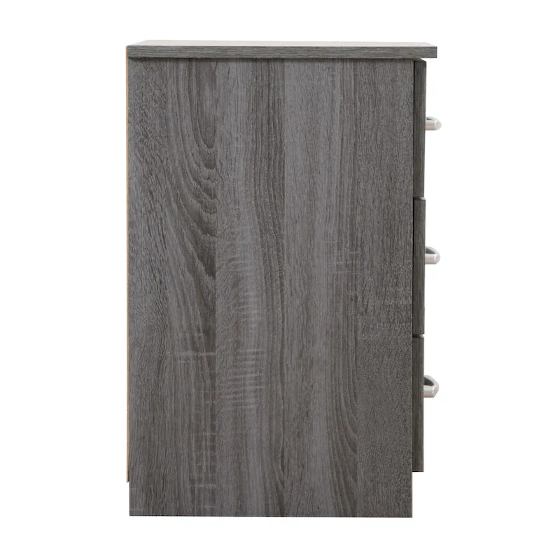 Boston 3-drawer Wooden Nightstand