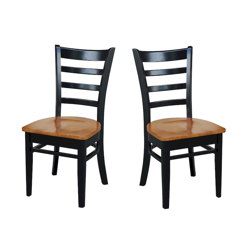 International Concepts Set of Two Emily Side Chairs