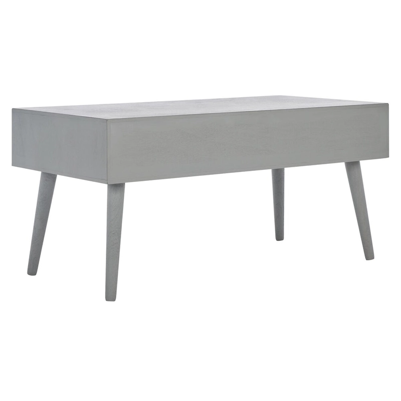 SAFAVIEH Sister Mid-Century 2-Drawer Coffee Table - 37.8 W x 19 L x 17.8 H - 38Wx19Dx18H