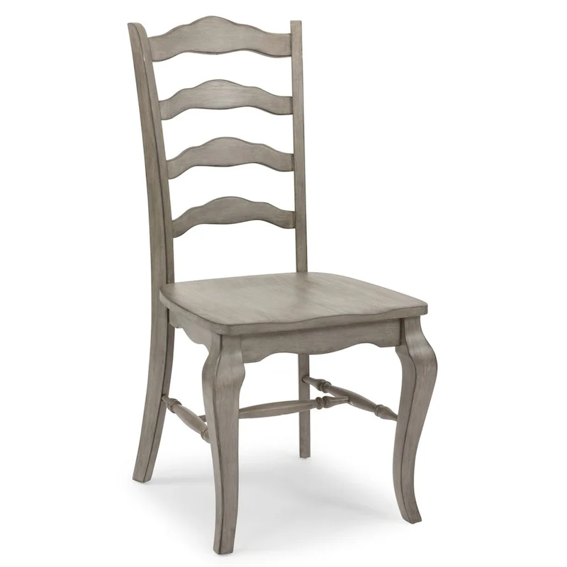 Homestyles Mountain Lodge Gray Wood Dining Chair Pair