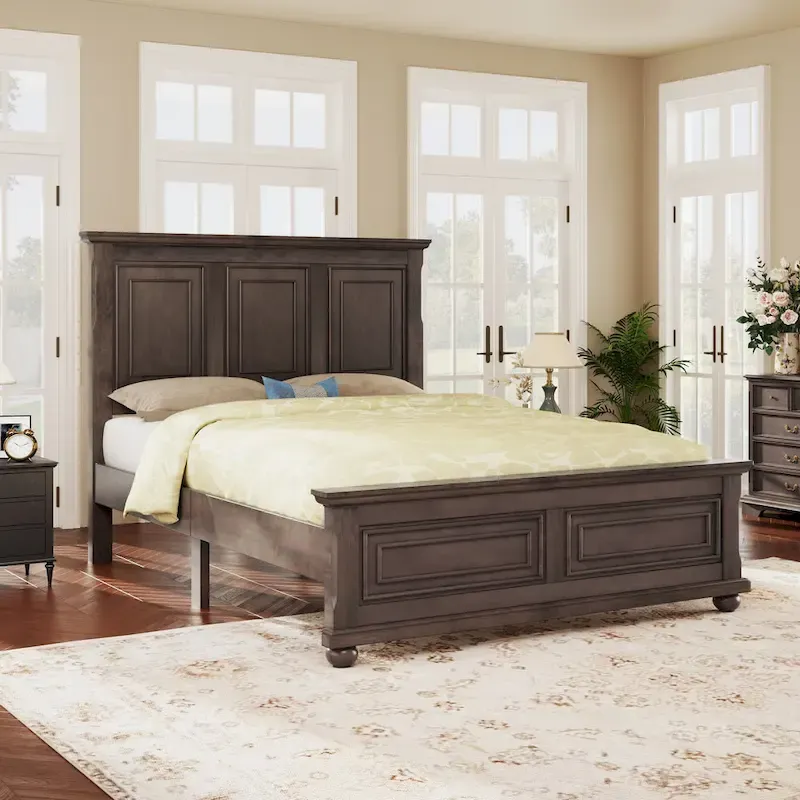 Traditional Town Wood Vintage Bed