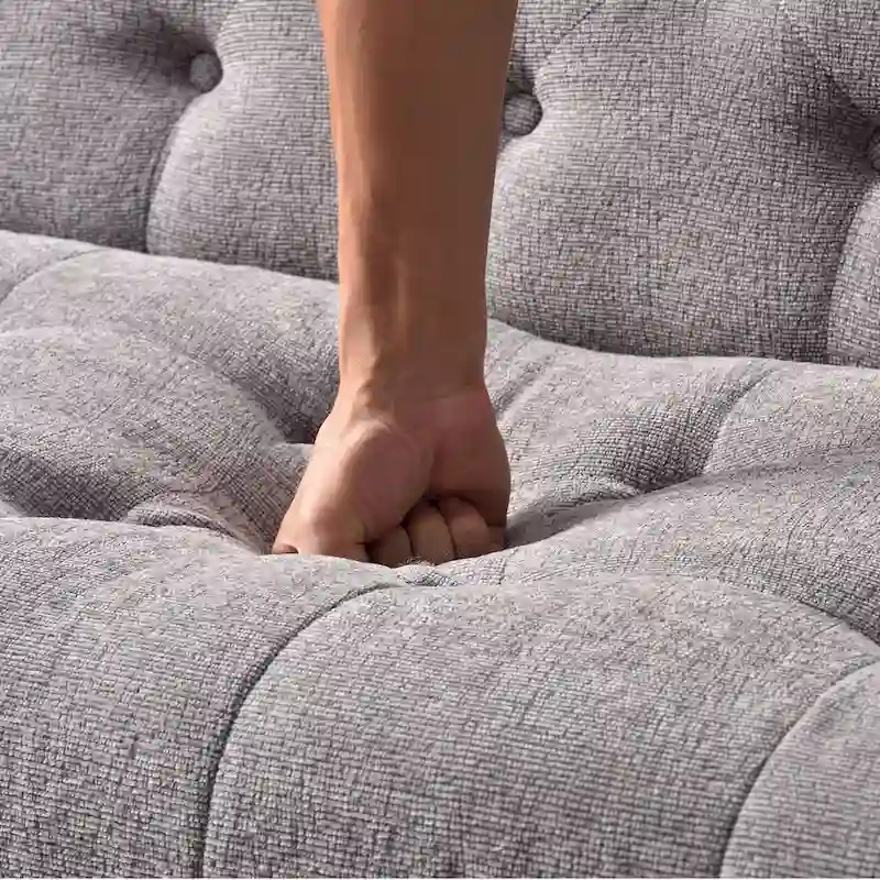 Mid Century Modern Living Room Adjustable Folding Sofa Bed