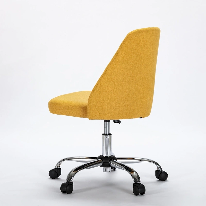 Modern Upholstered Home Office Chair Swivel Arm Desk Chair Task Chair