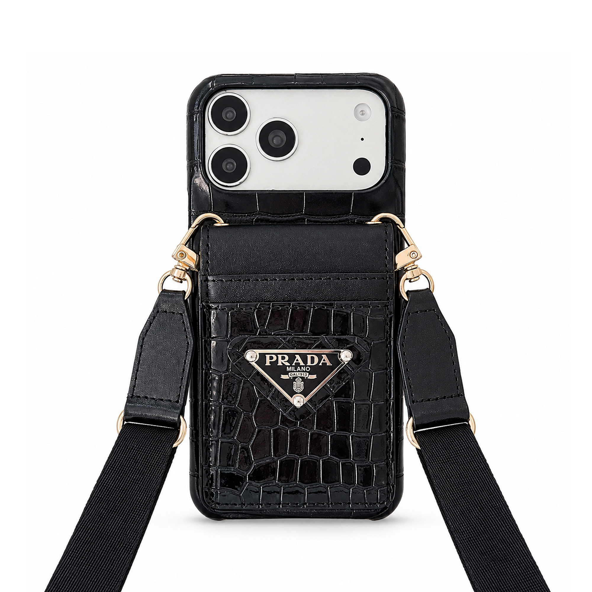 PP Croc Valet 01 Detachable Crossbody Case for iPhone - Vania Cases