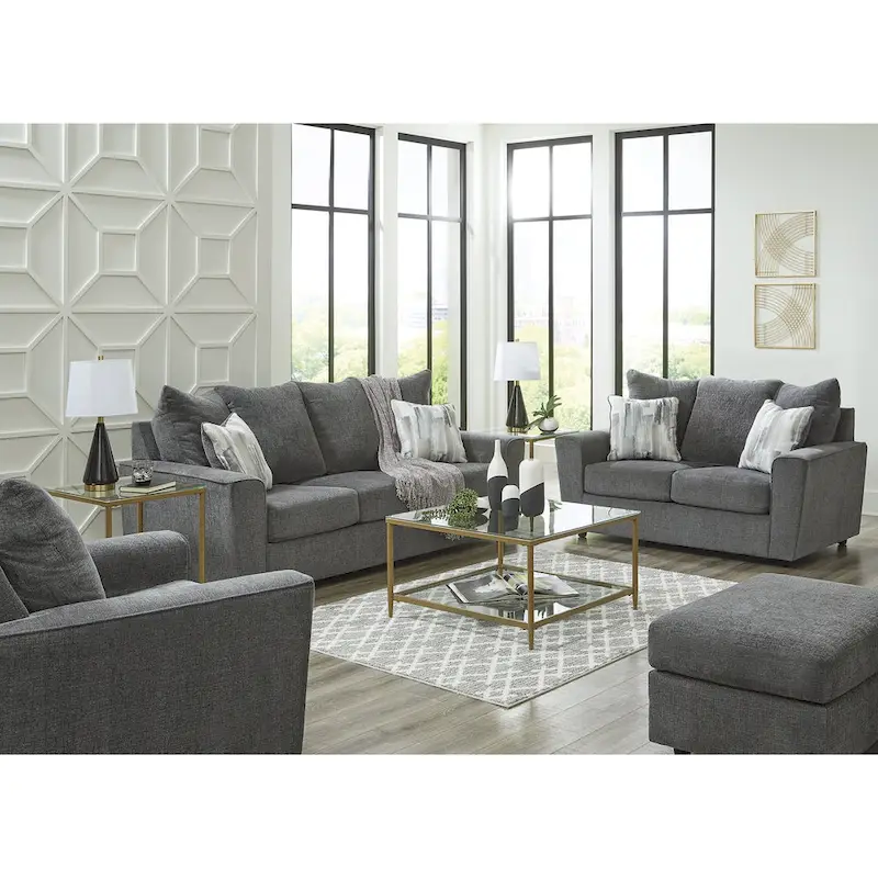 Signature Design by Ashley Stairatt Gray 4-Piece Upholstery Package - 86  W x 38  D x 39  H