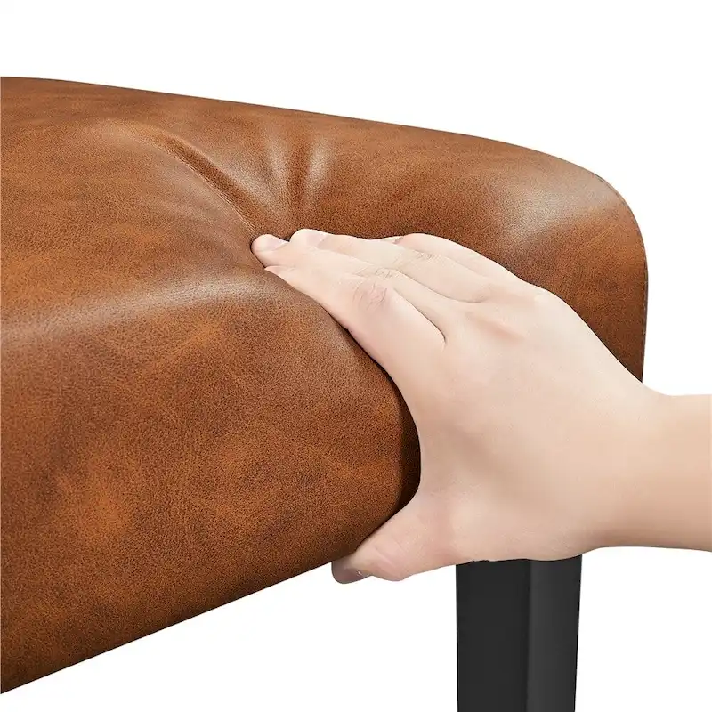 Yaheetech Button Padded Dining Chair with Solid Wood Legs Set of 2 - Set of 2