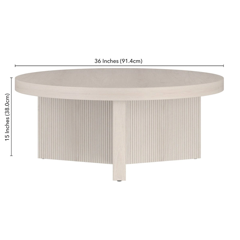 Holm 36 Wide Round Coffee Table - 36 Wide