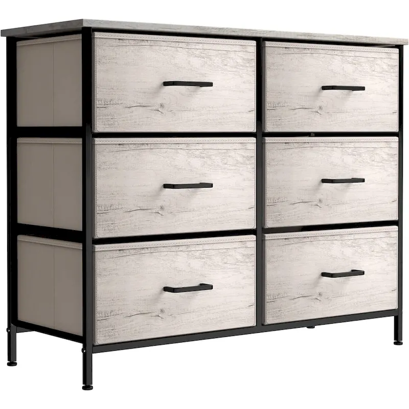 Dressers for Bedroom with 6 Drawers, Chest of Drawers for Bedroom