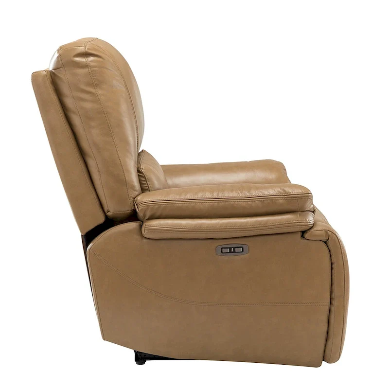 Clara Genuine Leather Power Recliner with Cushion Padded, Set of 2