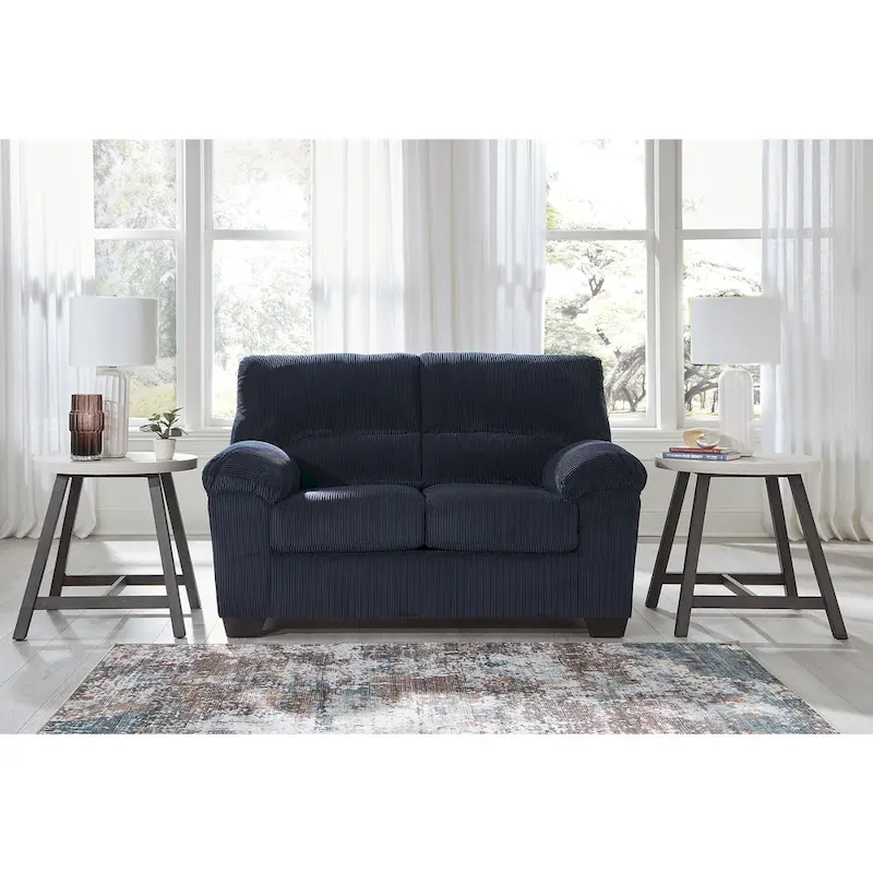 Signature Design by Ashley SimpleJoy Loveseat - 63W x 38D x 40H