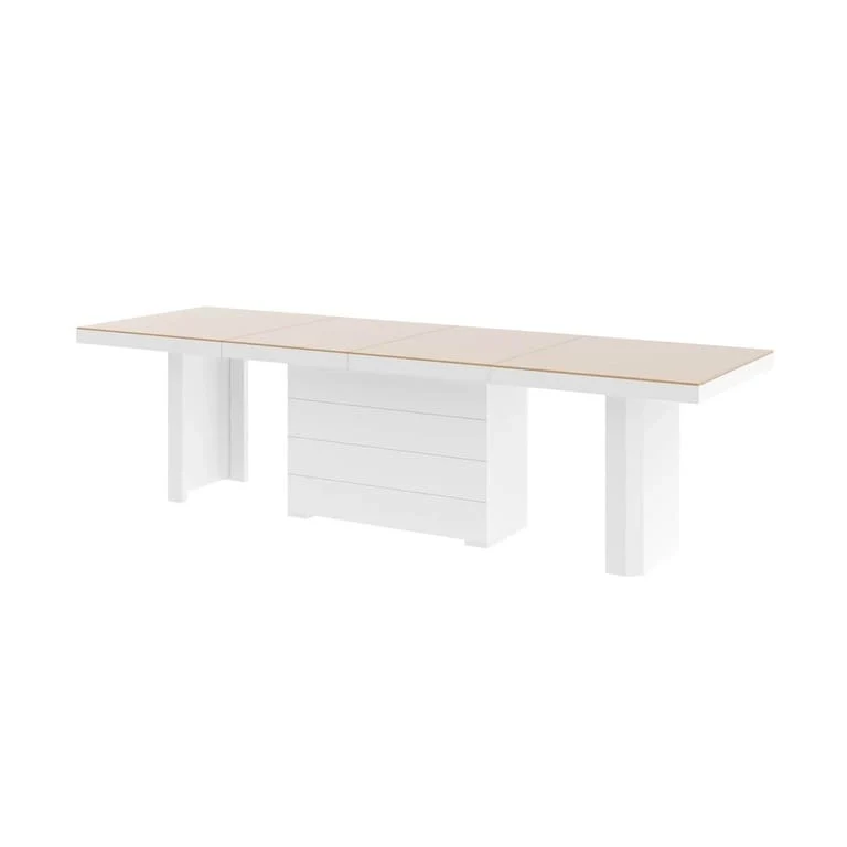 VOLOS Extendable High-gloss Modern Dining Table