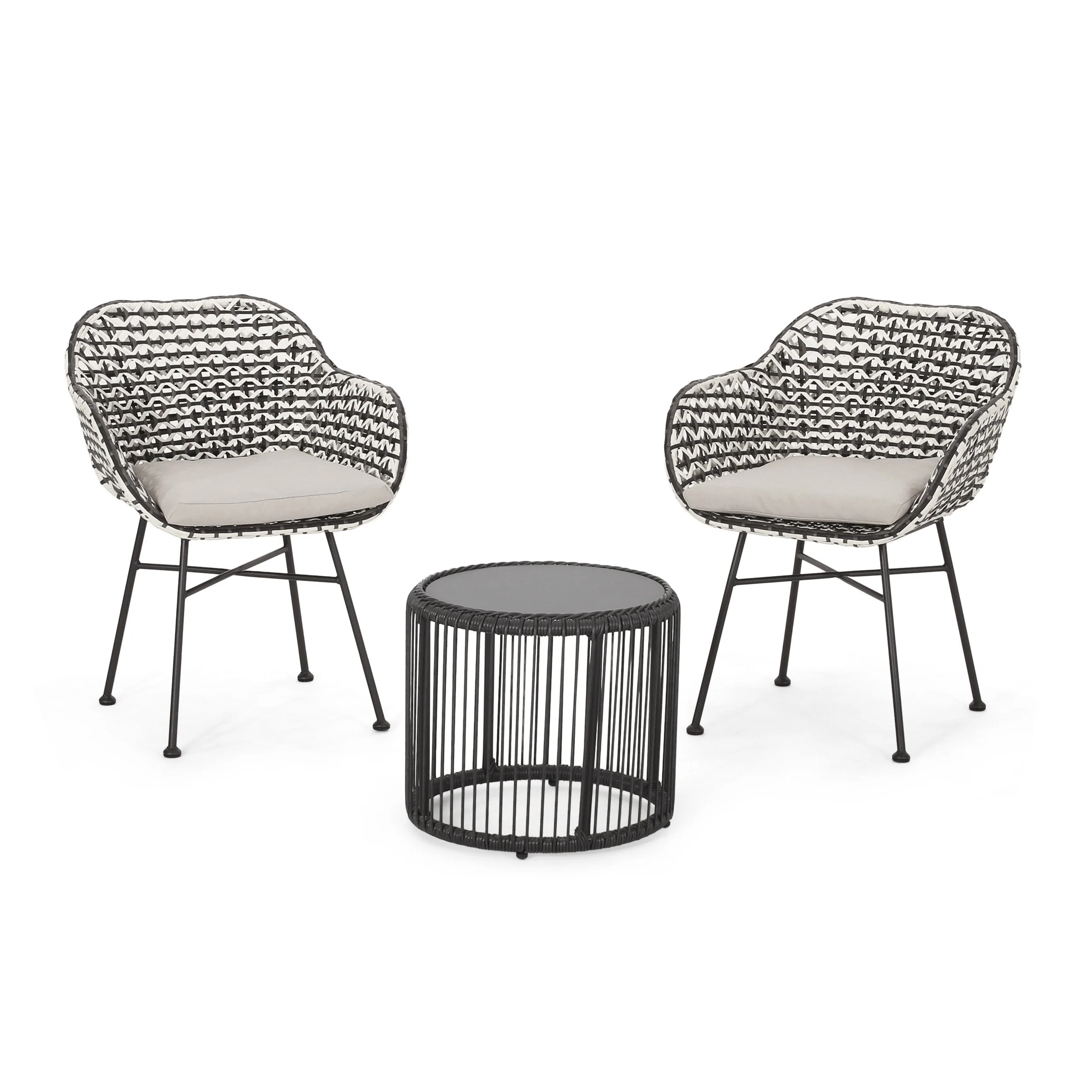 Outdoor 3 Piece Wicker Chat Set - NH207313