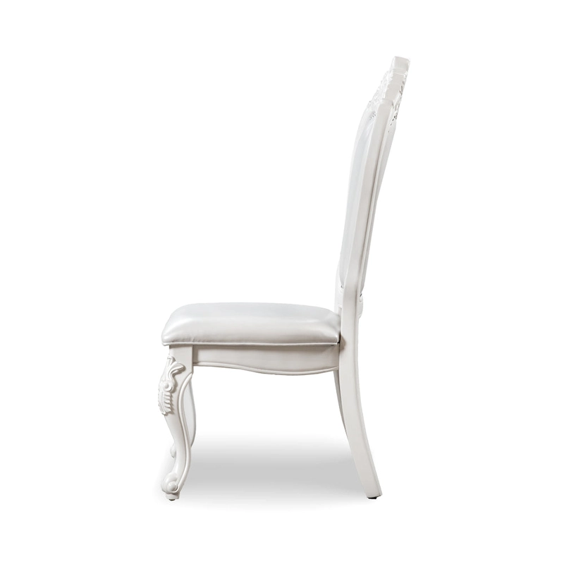 Furniture of America Eugene Traditional Solid Wood 7-Piece Expandable Dining Table Set