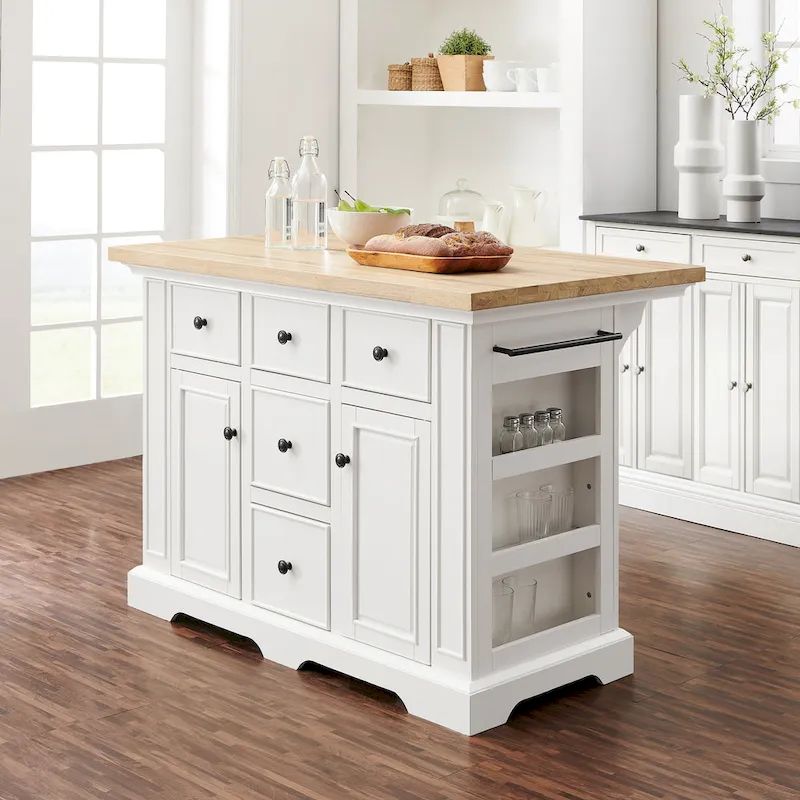 Crosley Julia Wood Top Kitchen Island - 50 W x32 D x 36 H