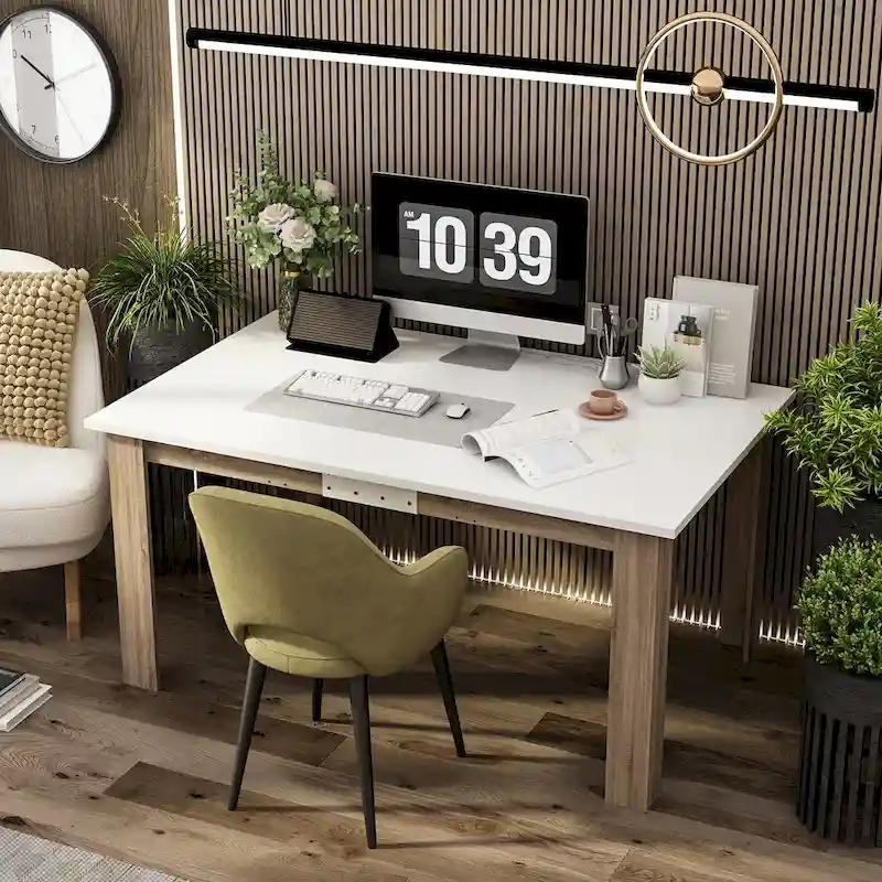 Modern Dining Table 4-6 People Kitchen Dining Room Table Extendable