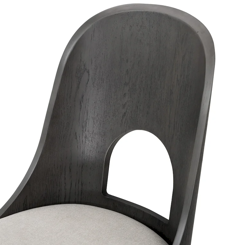 Piez Modern 5-Piece Solid Wood Round Dining Set