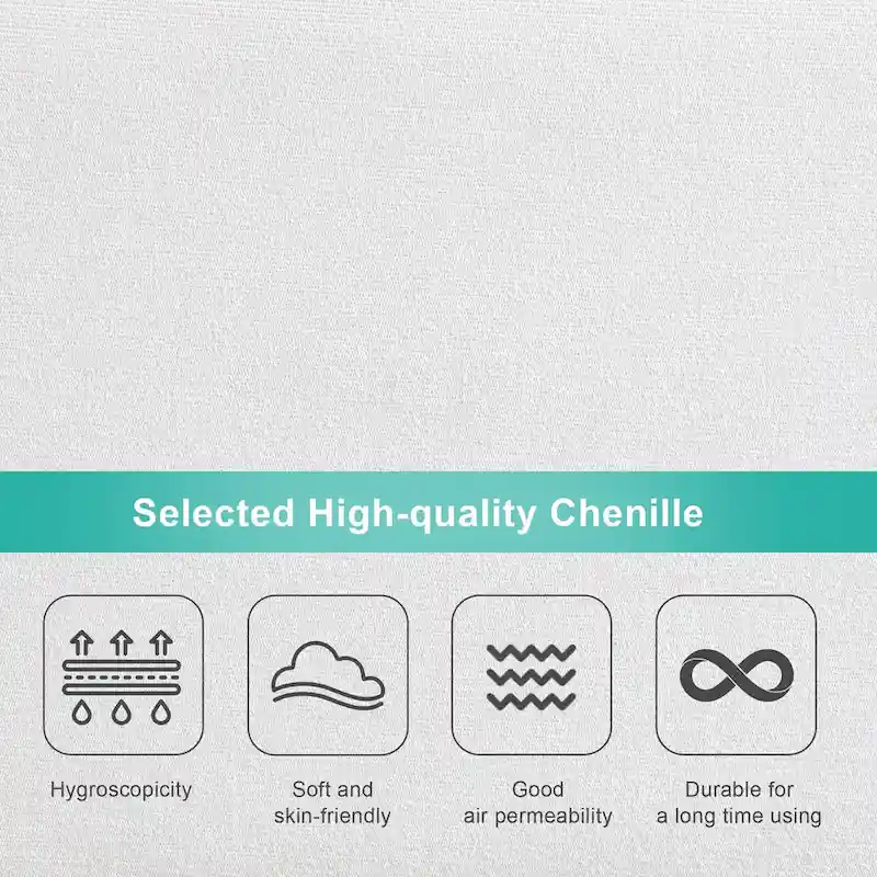 6-seat Upholstered Modern U-shaped Sectional Sofa with Waist Pillows,Sleeper Sofa Couch with Chaise Lounge,White