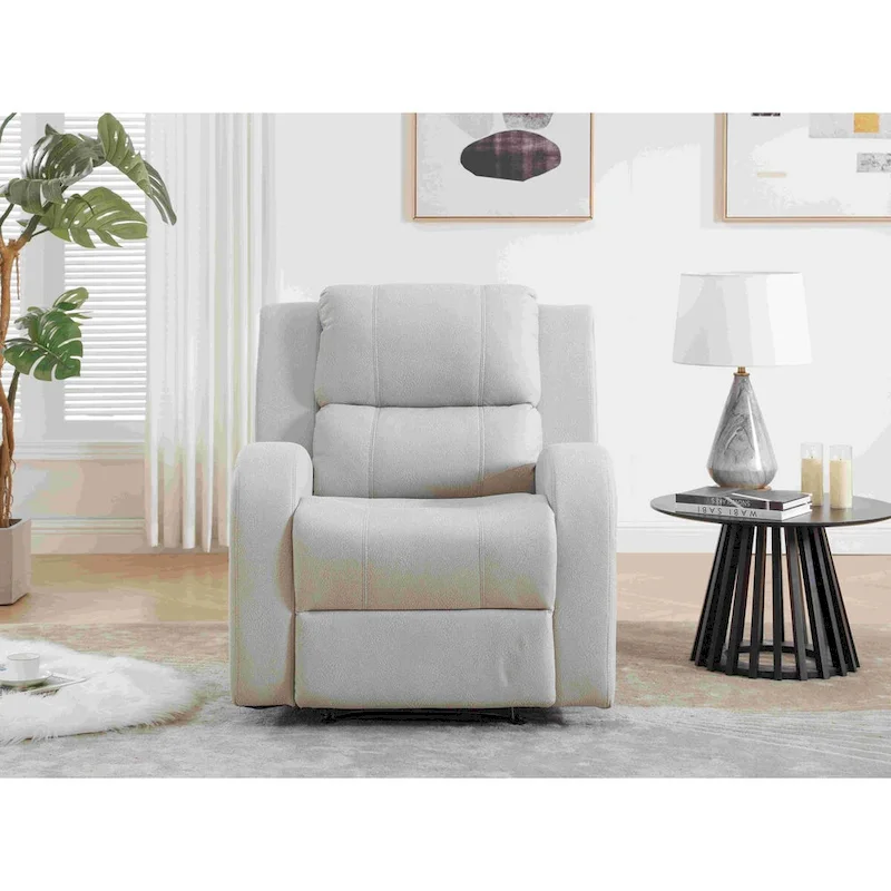 Faux Leather Recliner