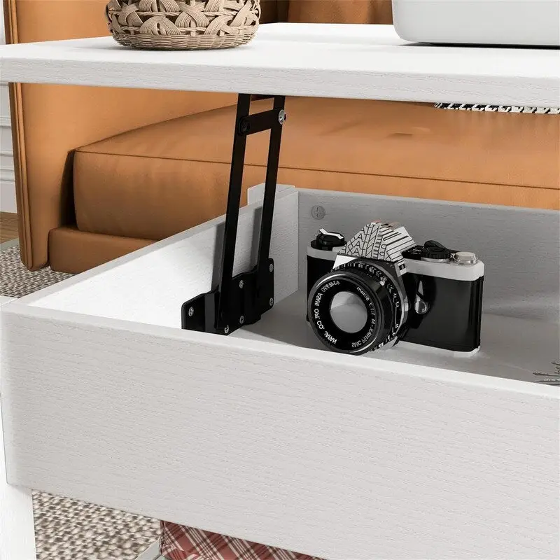 Coffee Table with Hidden Compartment - 44.1D x 21.7W x 18.3H