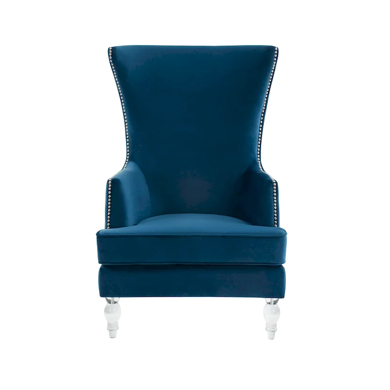 SAFAVIEH Couture Cath Modern Wingback Chair - 29Wx32Dx45H