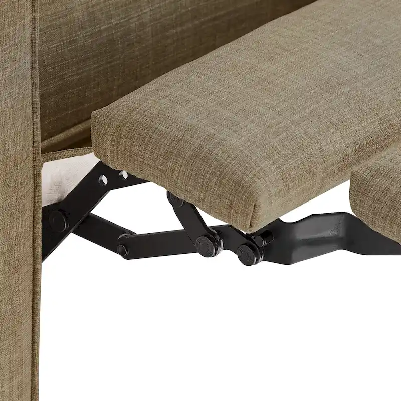 Leo Two-tone Push-back Recliner Chair by iNSPIRE Q Classic